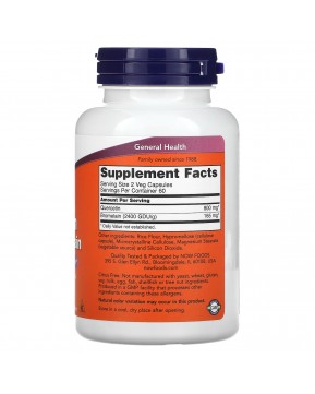 NOW Foods, кверцетин с бромелаином, 120 растительных капсул